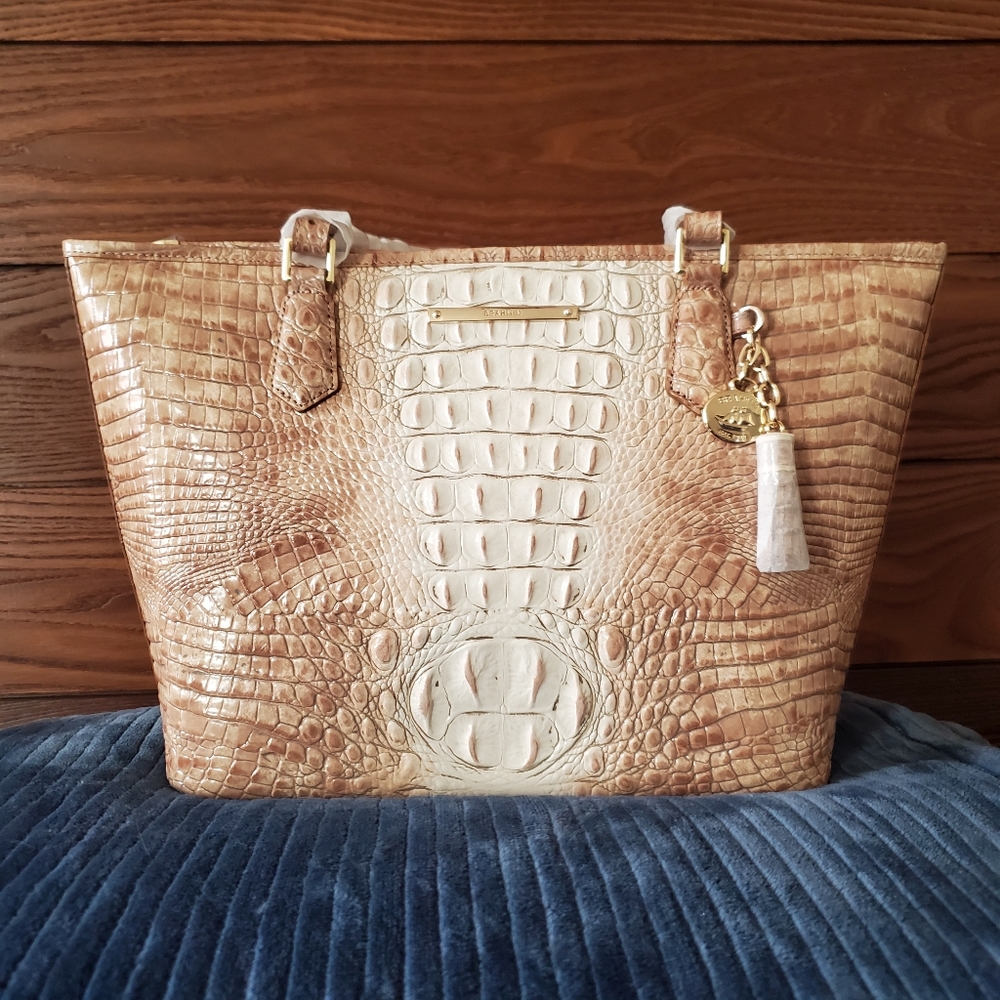 Brahmin Praline Ombre Melbourne Tote NEW !!